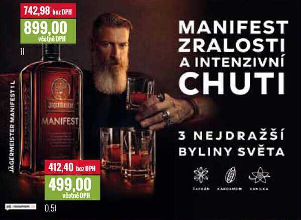MANIFEST 0,5l, 1l