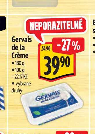 Gervais de la Crème 180g 