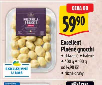  Excellent Plněné gnocchi 400 g