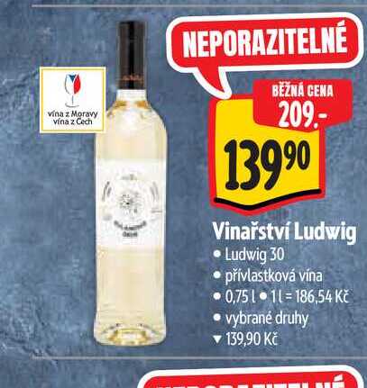   Vinařství Ludwig 0,75 l