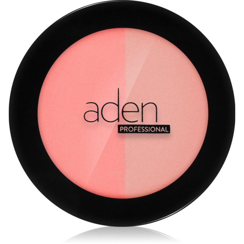 Aden Cosmetics Matt & Glow Blush Duo rozjasňující tvářenka odstín 01 19 g