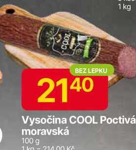 COOL Poctivá moravská vysočina 100 g
