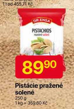 DR.ENSA Pistácie pražené solené 250g