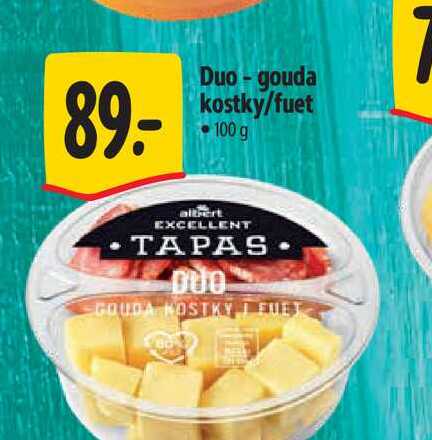 Duo-gouda kostky/fuet 100 g 
