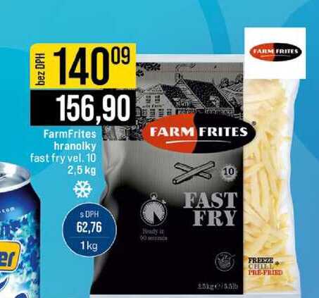 FarmFrites hranolky fast fry vel. 10 2,5kg 