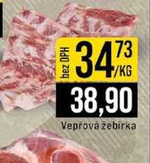 Vepřová zebírka 1kg