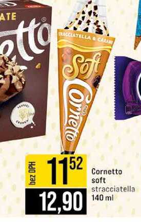 Cornetto soft stracciatella 140 ml 
