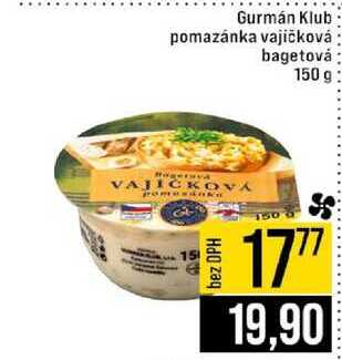 Gurmán Klub pomazánka vajíčková bagetová 150 g