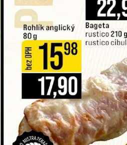 Rohlík anglický 80g 