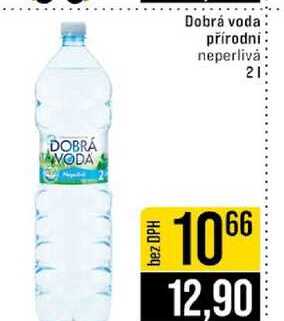 Dobrá voda přírodní neperlivȧ 2l
