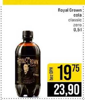 Royal Crown cola classic zero 0.5l