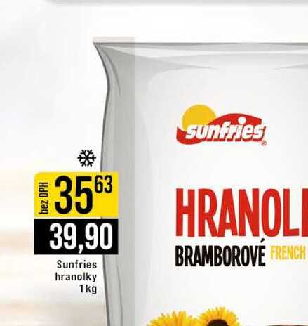 Sunfries hranolky 1kg 