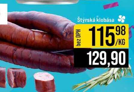 Štýrská klobása 1kg