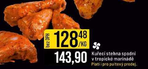 Kuřecí stehna spodni v tropické marinádě 1kg