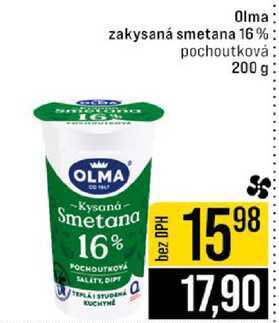 Olma zakysaná smetana 16 % pochoutková 200 g 