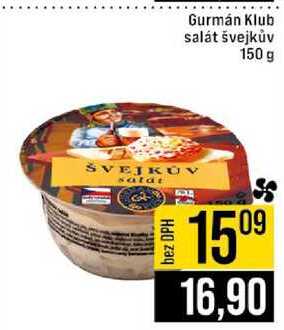 Gurmán Klub salát Švejkův 150 g