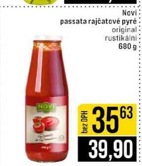 Novi passata rajčatové pyré original rustikálni 680 g 