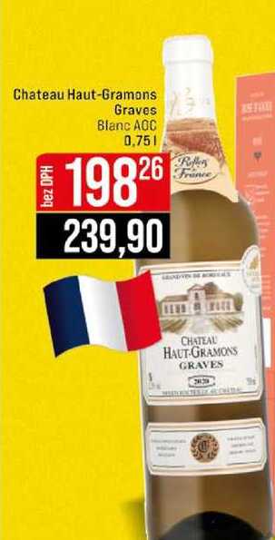Chateau Haut-Gramons Graves Blanc AOC 0,75l