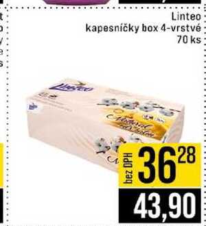 Linteo kapesníčky box 4-vrstvé 70 ks 