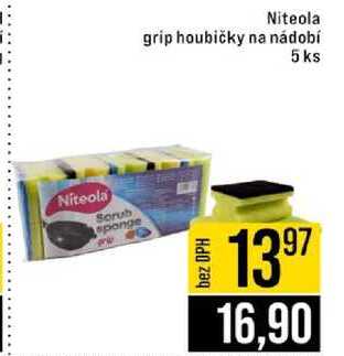 Niteola grip houbičky na nádobí 5 ks 