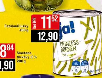 Fazolové lusky 400 g