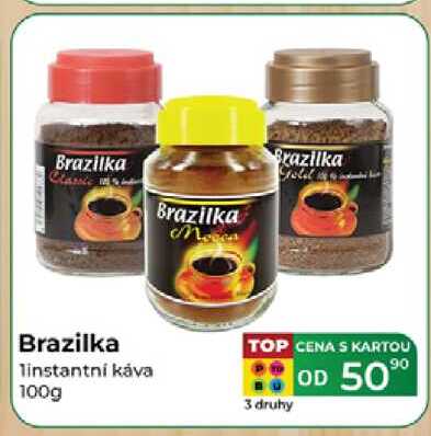 Brazilka instantní káva 100g 