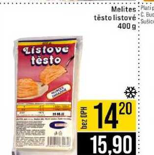 Melites těsto listové 400 g 