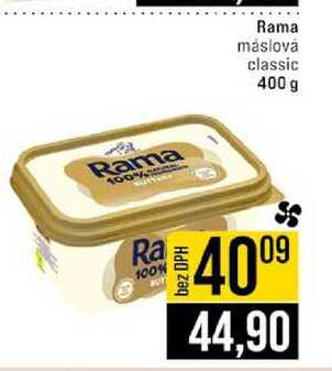 Rama máslová classic 400 g  v akci