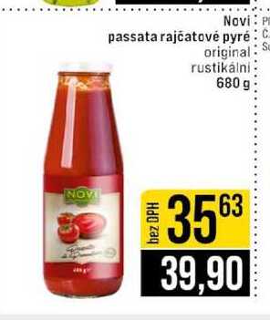 Novi passata rajčatové pyré original rustikálni 680 g 