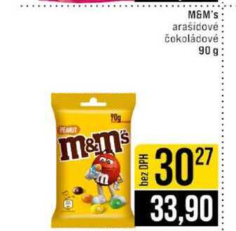 M&M's arašidové čokoládové 90 g