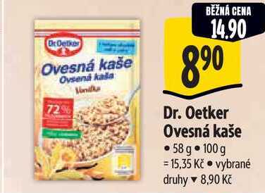 Dr. Oetker Ovesná kaše, 58 g