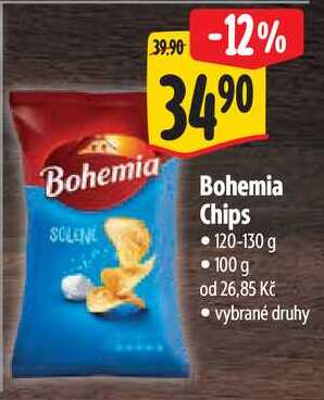 Bohemia Chips, 120-130 g 