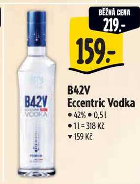 B42V Eccentric Vodka, 0,5 l