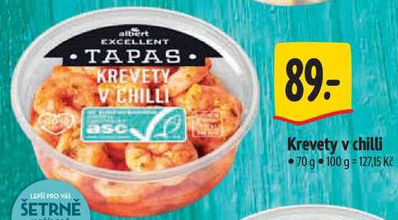 Krevety v chilli, 70 g