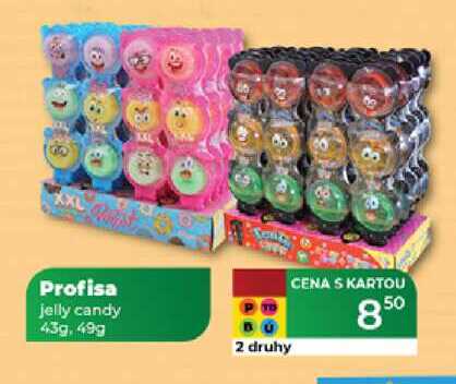 Profisa jelly candy 43g, 49g 