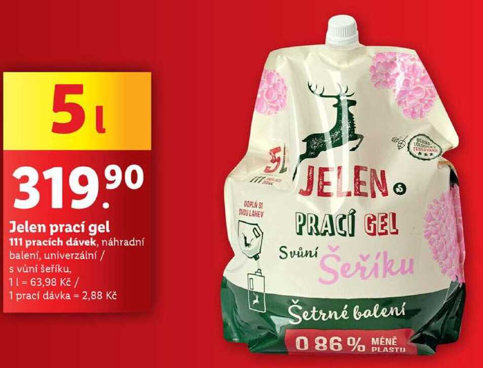 Jelen prací gel, 111 pracích dávek