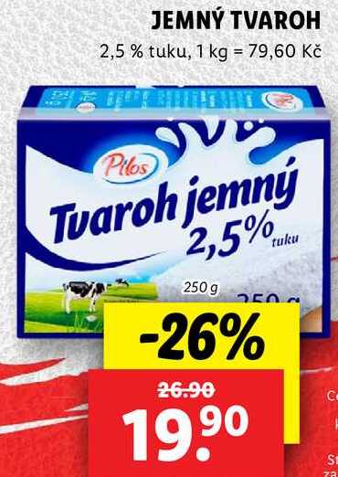 JEMNÝ TVAROH, 250 g