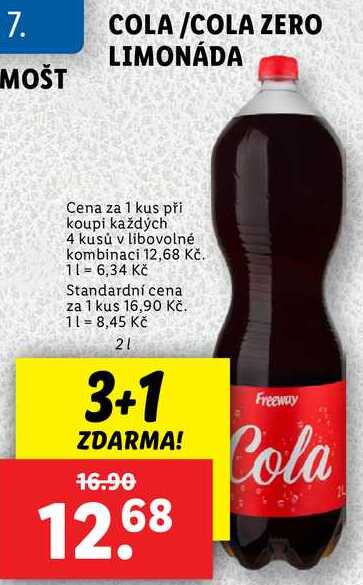 COLA /COLA ZERO LIMONÁDA, 2 l
