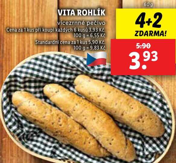 VITA ROHLÍK, 60 g