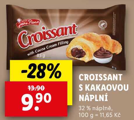 CROISSANT S KAKAOVOU NÁPLNÍ, 85 g