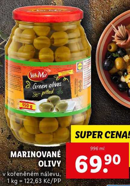 MARINOVANÉ OLIVY, 996 ml