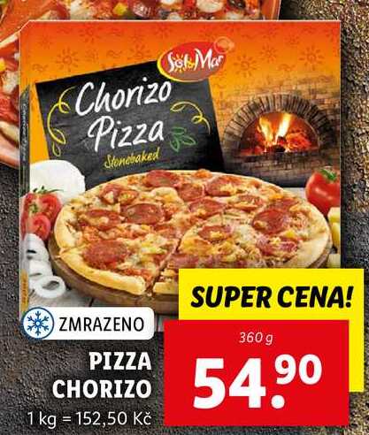 PIZZA CHORIZO, 360 g