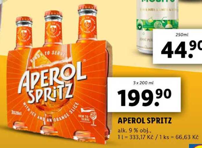 APEROL SPRITZ, 3x 200 ml