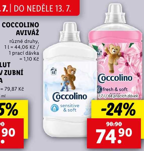 COCCOLINO AVIVÁŽ, 68 PD
