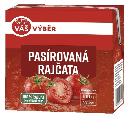 VÁŠ VÝBĚR Pasírovaná rajčata