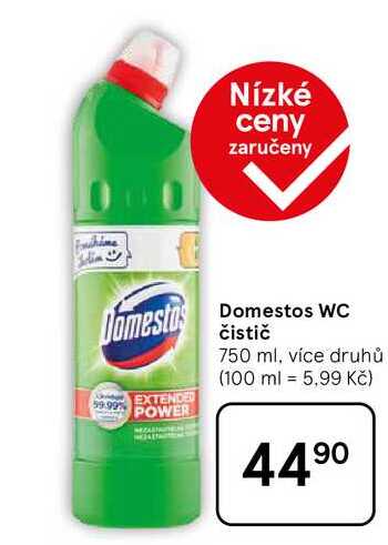 Domestos WC čistič, 750 ml, více druhů 