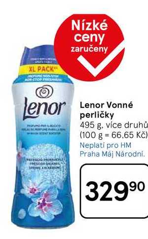 Lenor Vonné perličky, 495 g, více druhů  
