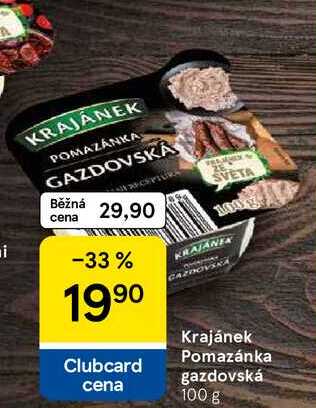 Krajánek Pomazánka gazdovská, 100 g 
