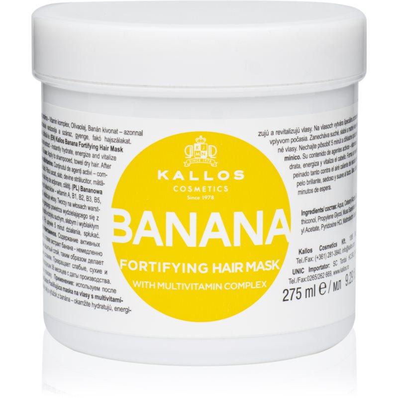 Kallos KJMN Professional Banana posilující maska s multivitamínovým komplexem 275 ml