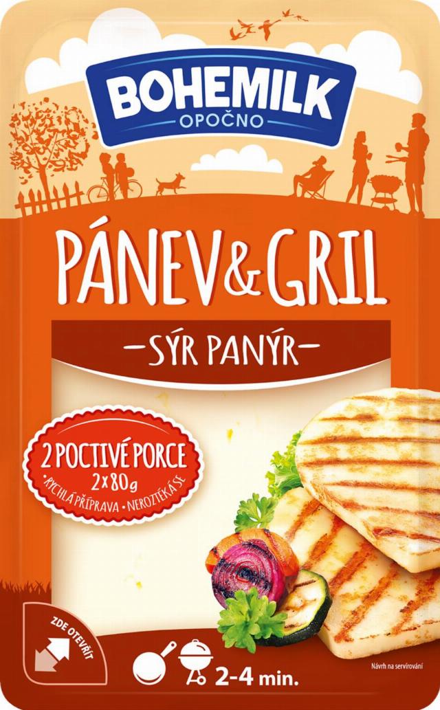 Bohemilk Sýr Panýr na pánev/gril
